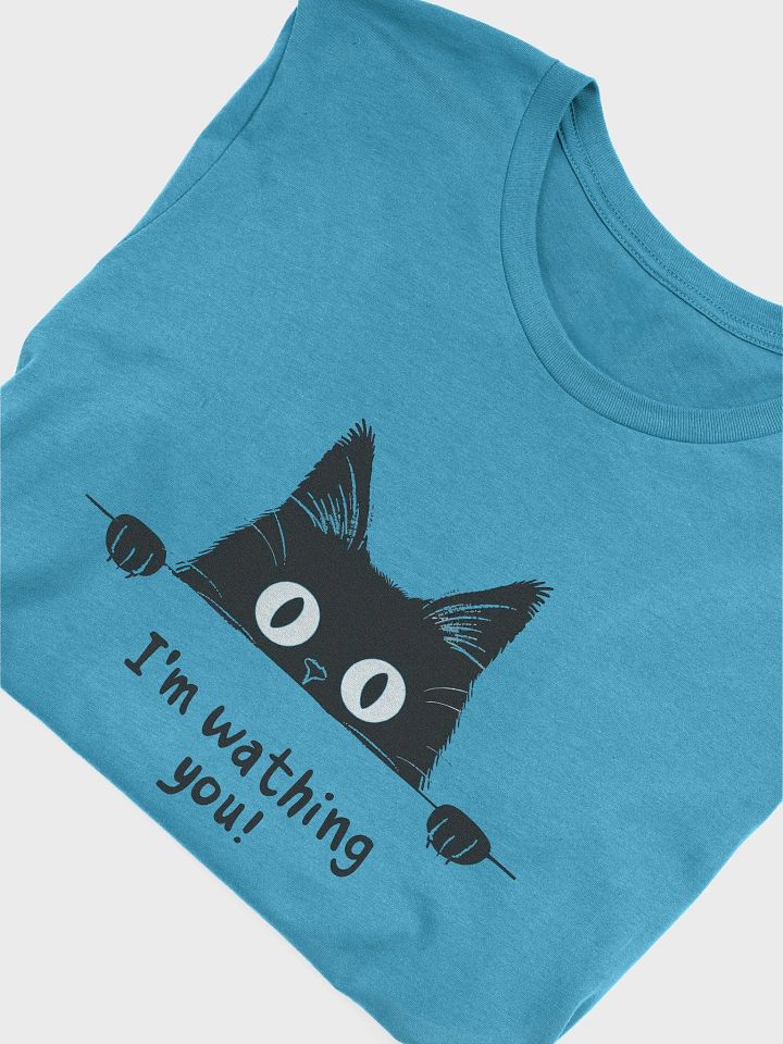 I'm Watching You Black Cat T-Shirt product image (2)
