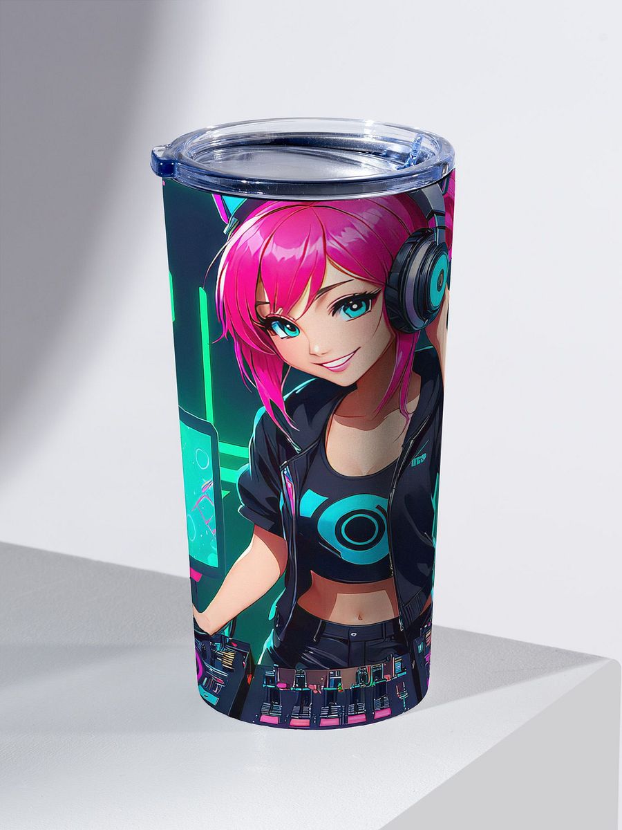Dj Girl 20 oz Stainless Steel Tumbler - V1 product image (3)