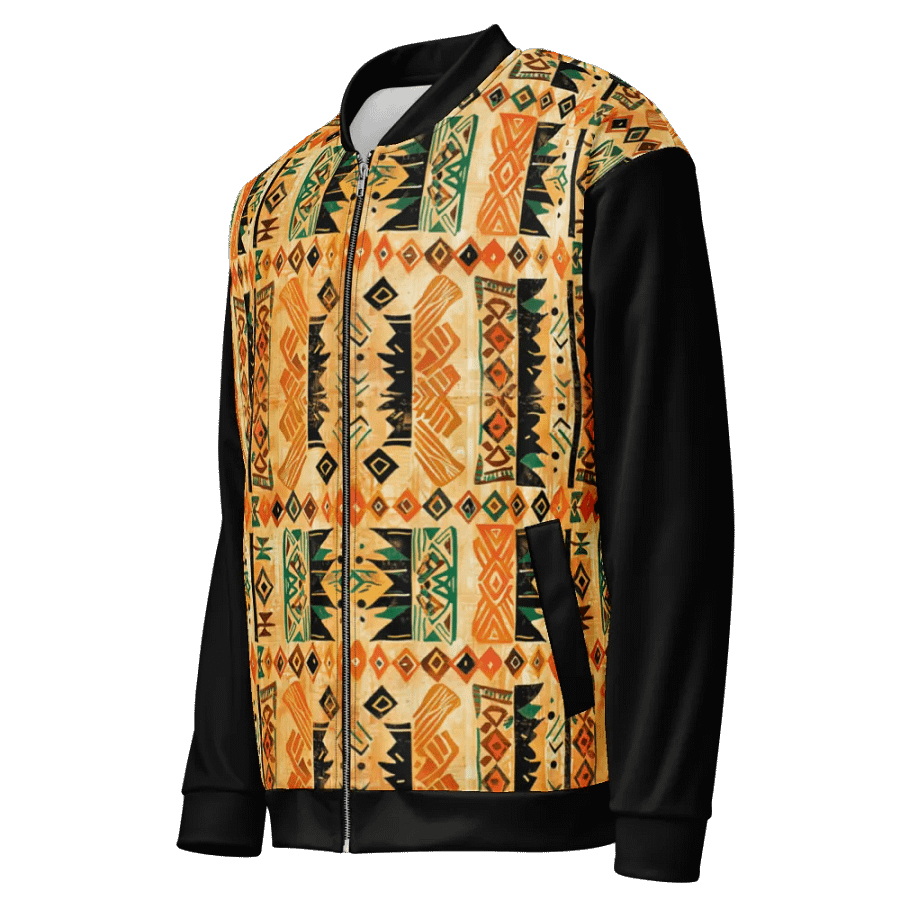 Customizable Tribal Allure Bomber Jacket product image (4)