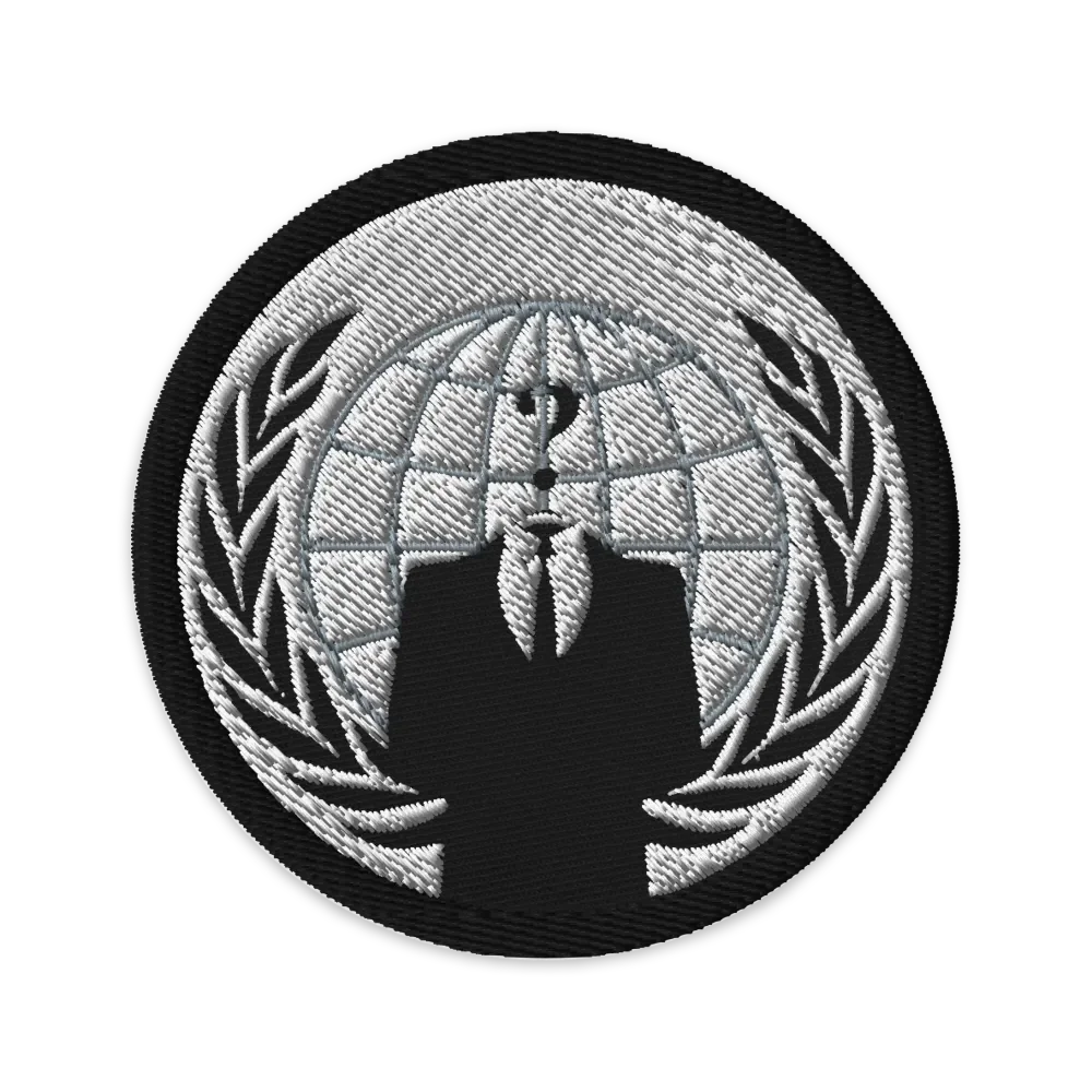 Anonymous Patch Black & White product image (1)