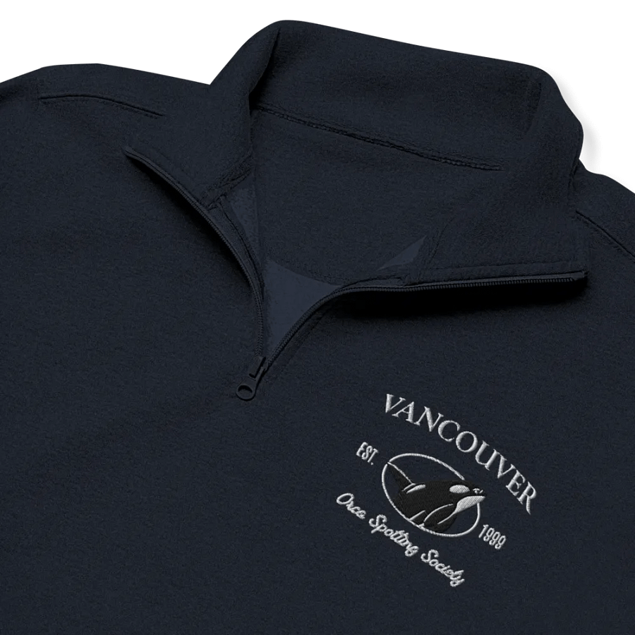Vancouver Orca Spotting Society Embroidery Half Zip product image (21)