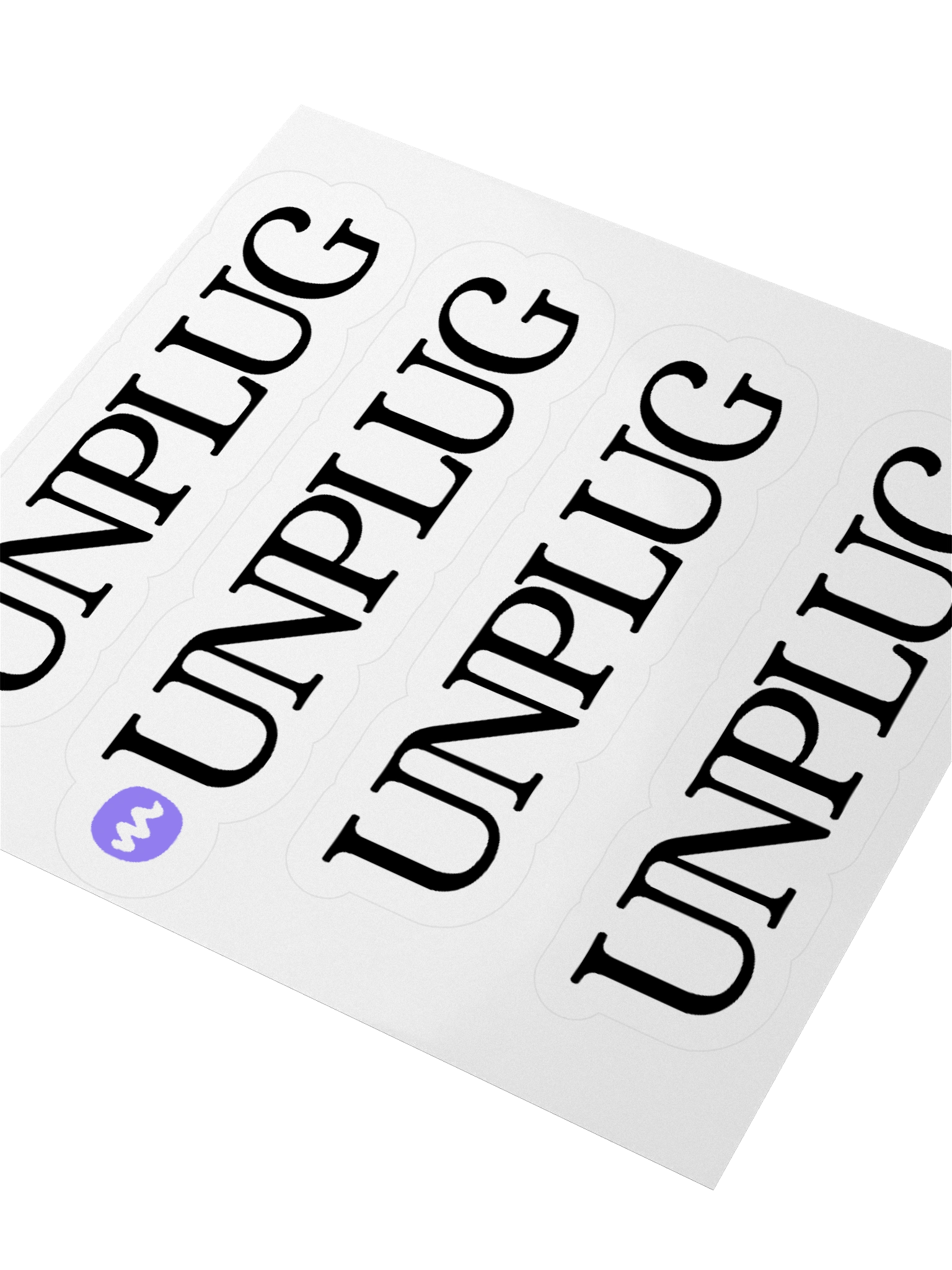 Unplug Sticker Set product image (4)