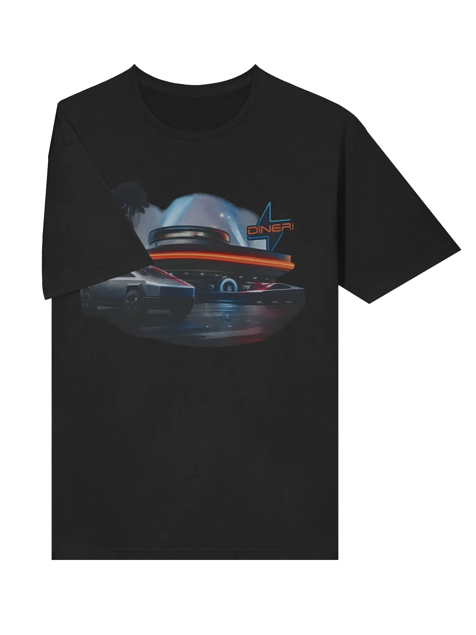 Tesla Hollywood Retro Diner T-Shirt product image (4)