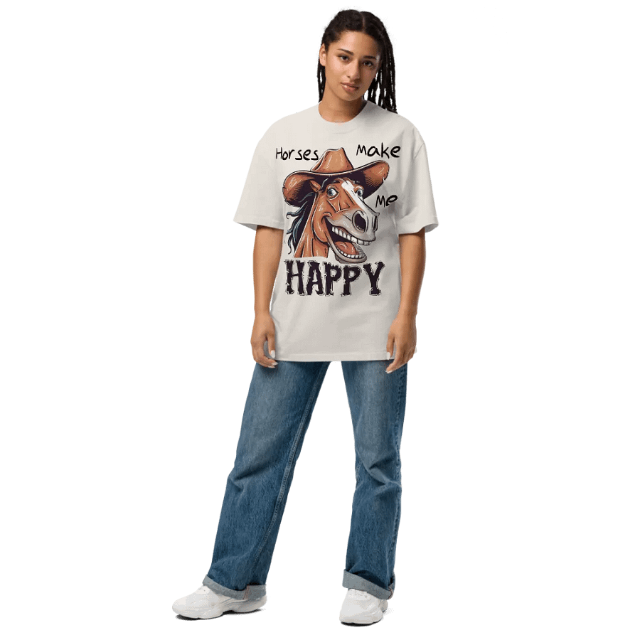 "Happy Trails" Oversized Tee product image (7)
