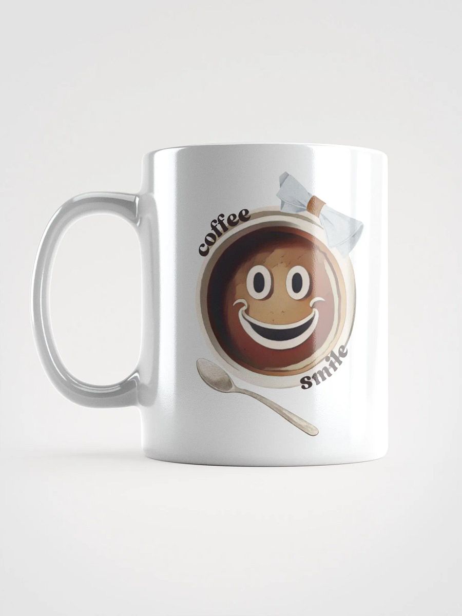 Coffee Smile Funny Cute Sweet White Glossy Mug product image (6)