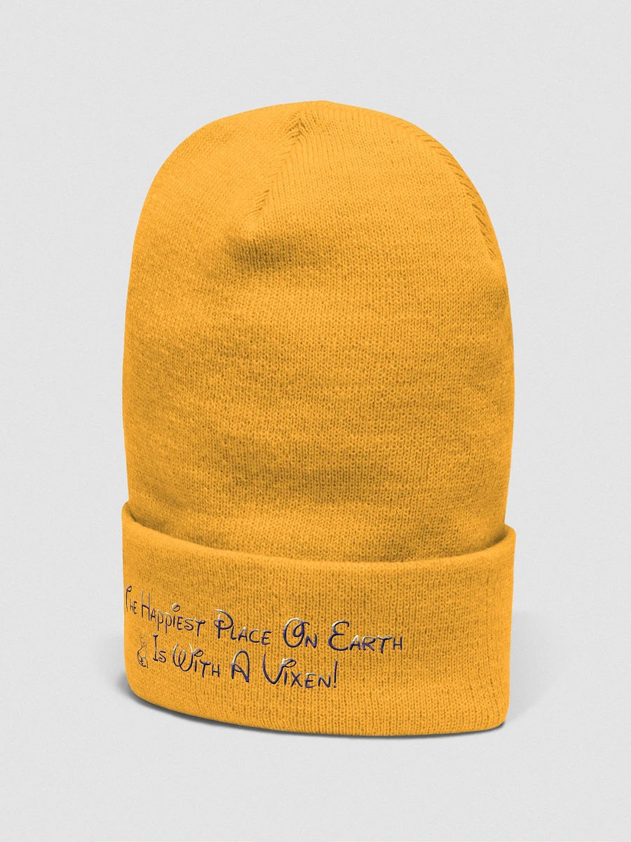 Happiest Place On Earth Is With A Vixen cuffed beanie product image (8)