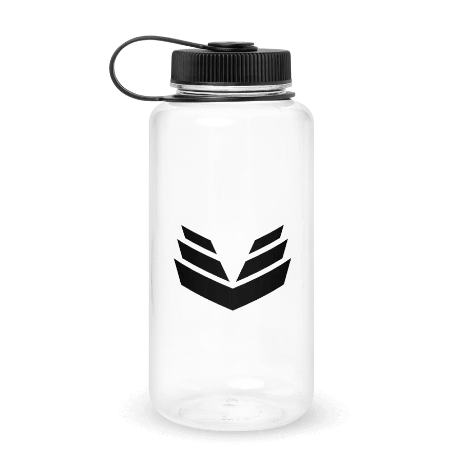 Wide Mouth Plastic Water Bottle - Clear product image (1)