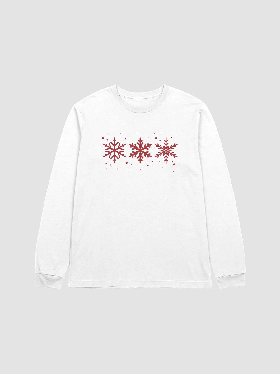 Snowflakes Supersoft Long Sleeve Slimmer Fit Shirt product image (1)