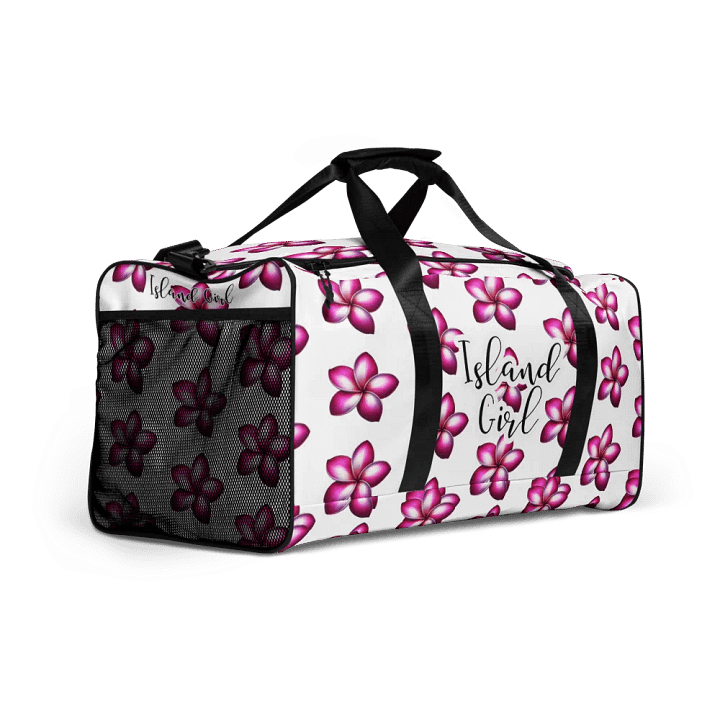 Island Girl Plumeria Duffle Bag - Tropical Bliss for Your Adventures product image (2)