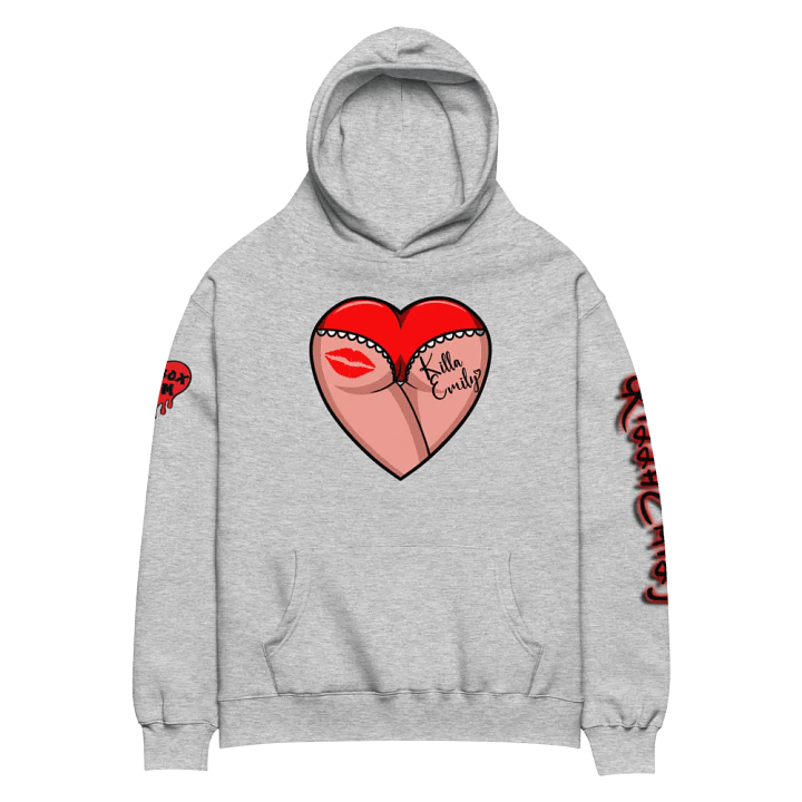 UNISEX HOT BOX FAM KILLA_EMILY RED HEART BUTT LOGO product image (32)
