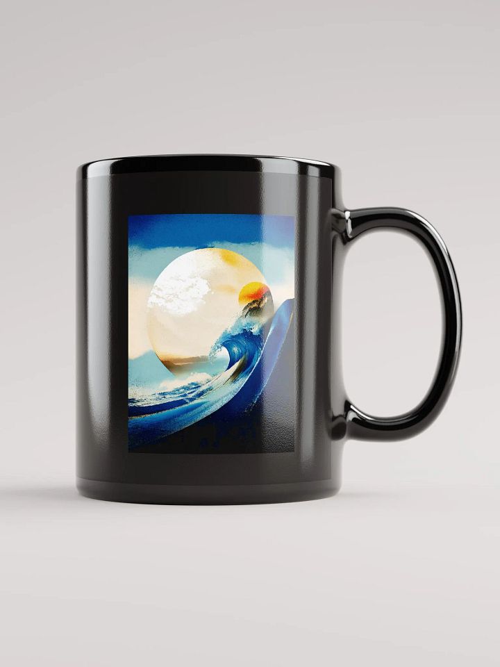 Geometric abstract art in Japanese style (front & back) product image (1)