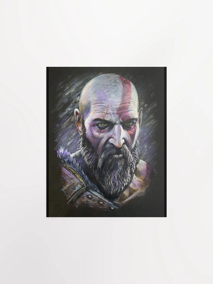Kratos God of War Ragnarok Matte Print product image (1)
