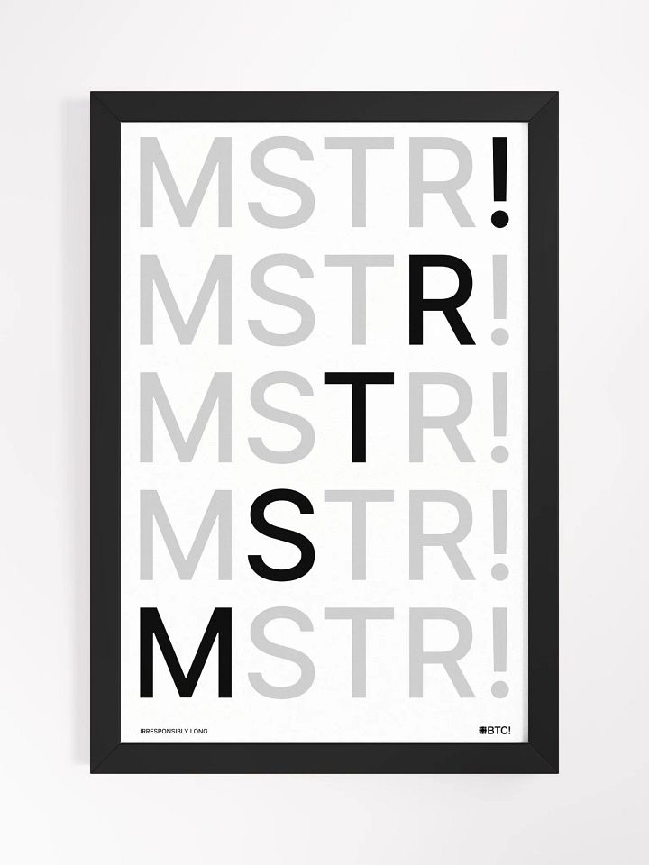MSTR! [Framed] product image (1)