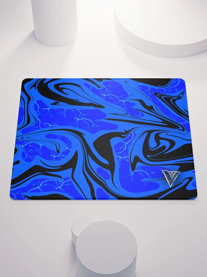 Black x Voltage Blue Gaming Mouse Pad product image (1)