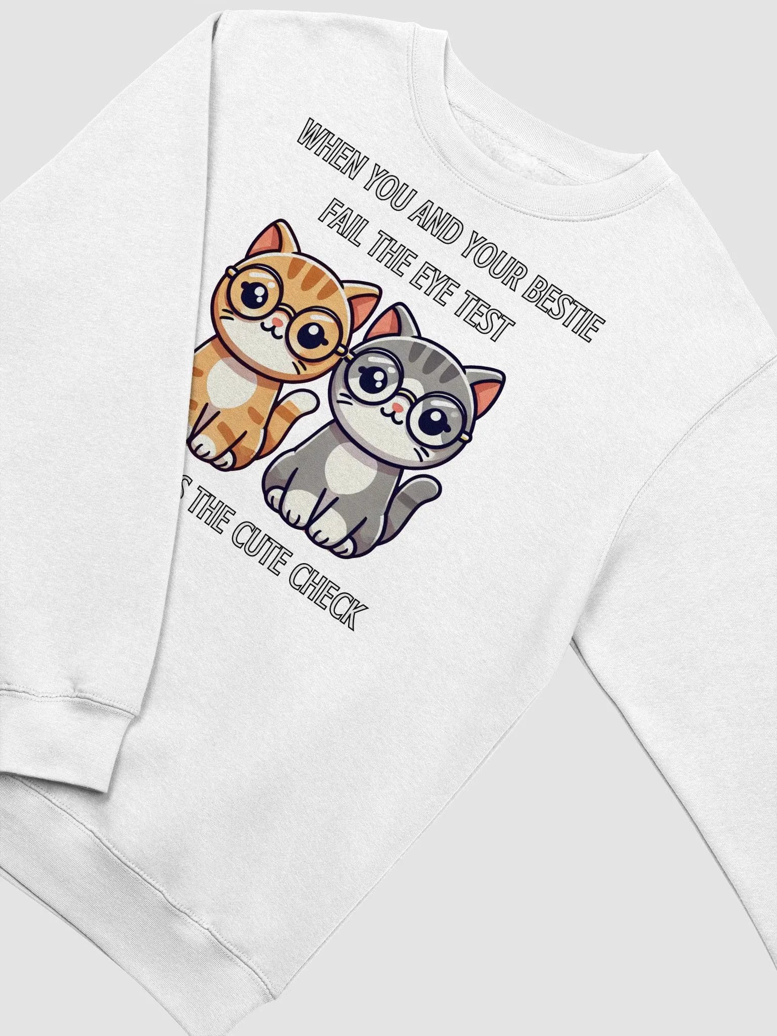 Cute Check Crewneck Sweatshirt product image (4)