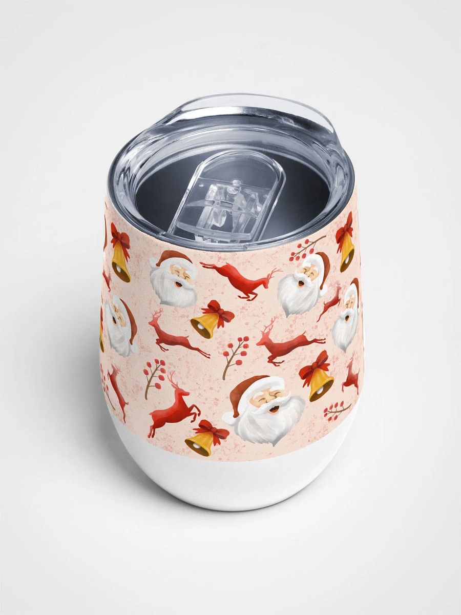 Rendier and Santa Design Christmas Festive Holiday Tumbler product image (4)