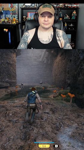 When that glitch helps in Star Wars! #gaming #pcgaming #starwars #starwarsjedisurvivor #funny #streamer