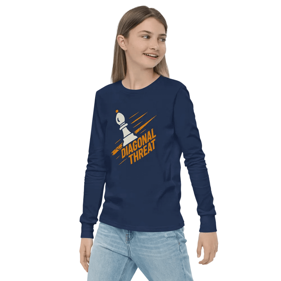Diagonal Threat - Youth Long Sleeve T-Shirt product image (9)