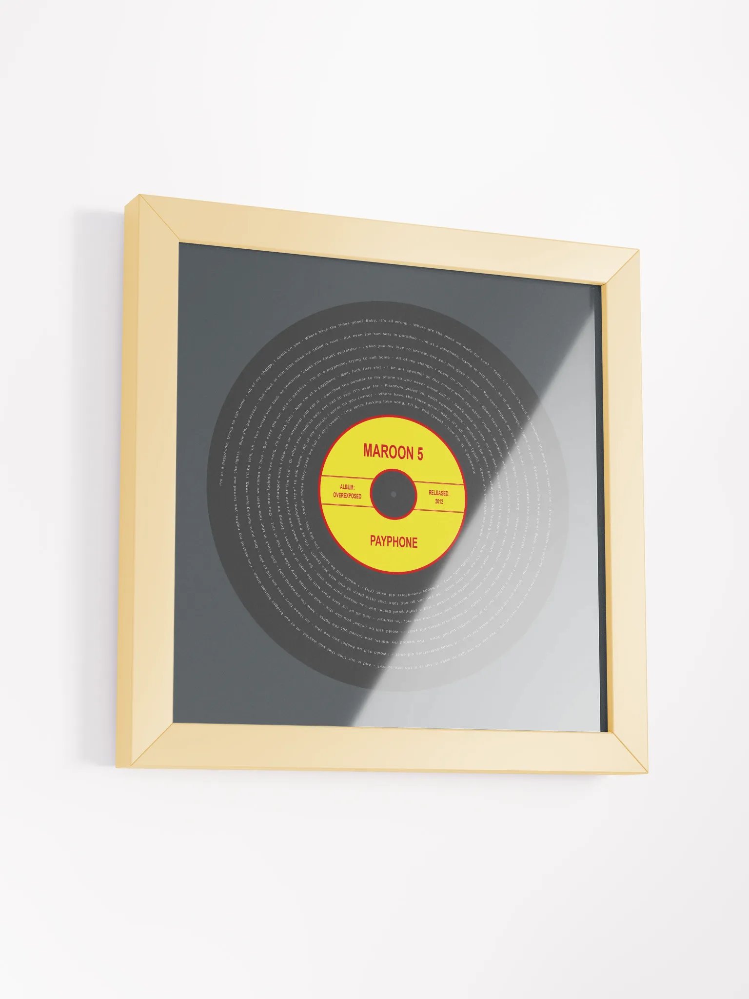 Maroon 5 - Payphone Vinyl Poster product image (38)