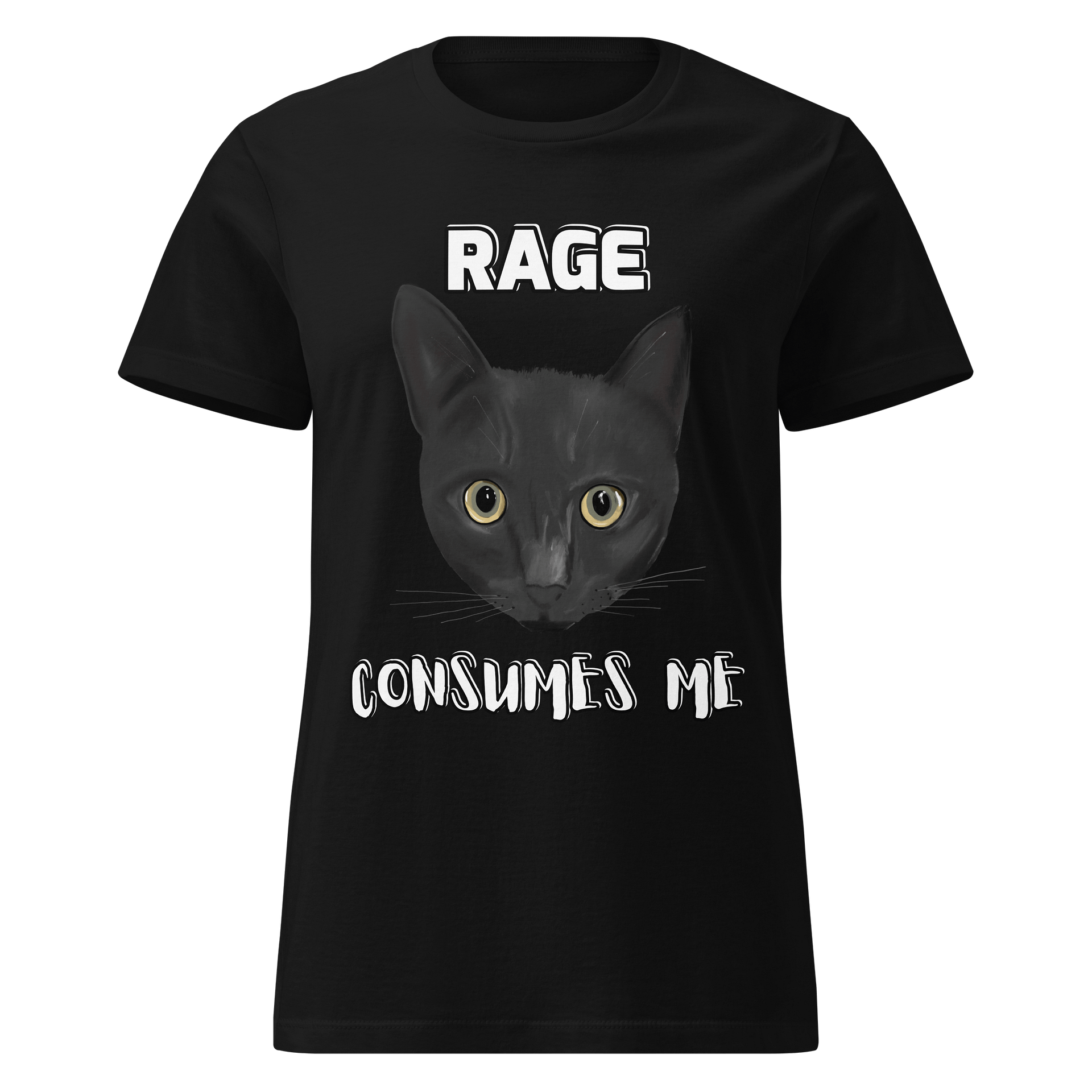 Rage Cat Women's Graphic Tee product image (5)