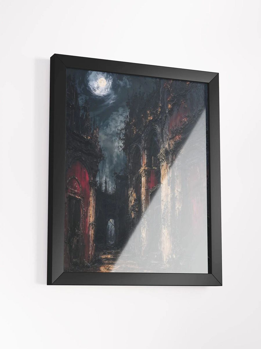 Moonlit Gothic Passage Framed Print product image (14)