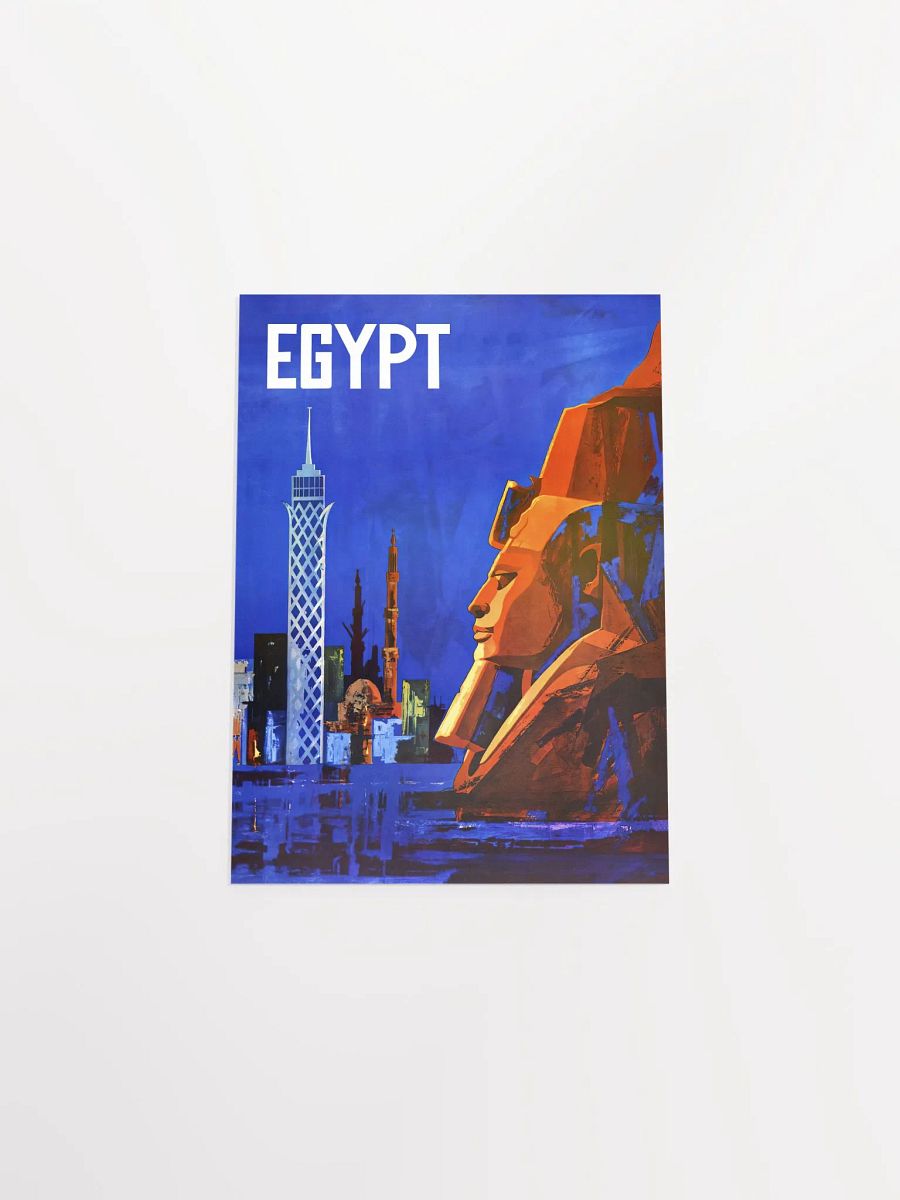 Egypt, 1960s — retro vintage travel poster product image (9)