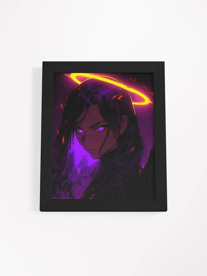 Framed Fallen Angel Ethereal Glow Matte Poster product image (3)