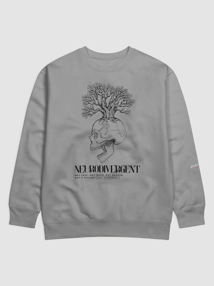 NEURODIVERGENT SKULL premium sweatshirt product image (1)