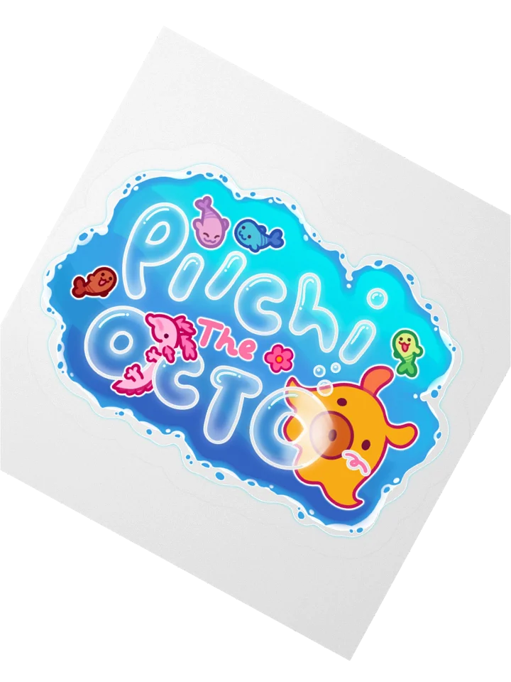 PiichiTheOcto Logo Sticker product image (2)
