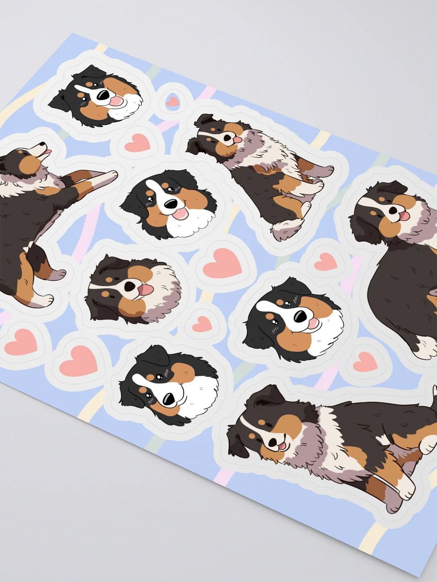 Australian Shepherd Kiss-Cut Sticker Sheet product image (3)