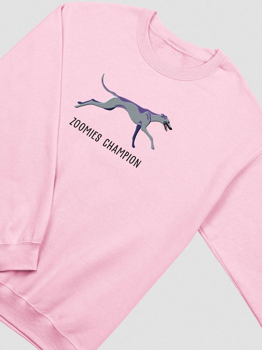 Zoomies Champion Sweatshirt (Embroidered) of a Greyhound(Blue) product image (6)