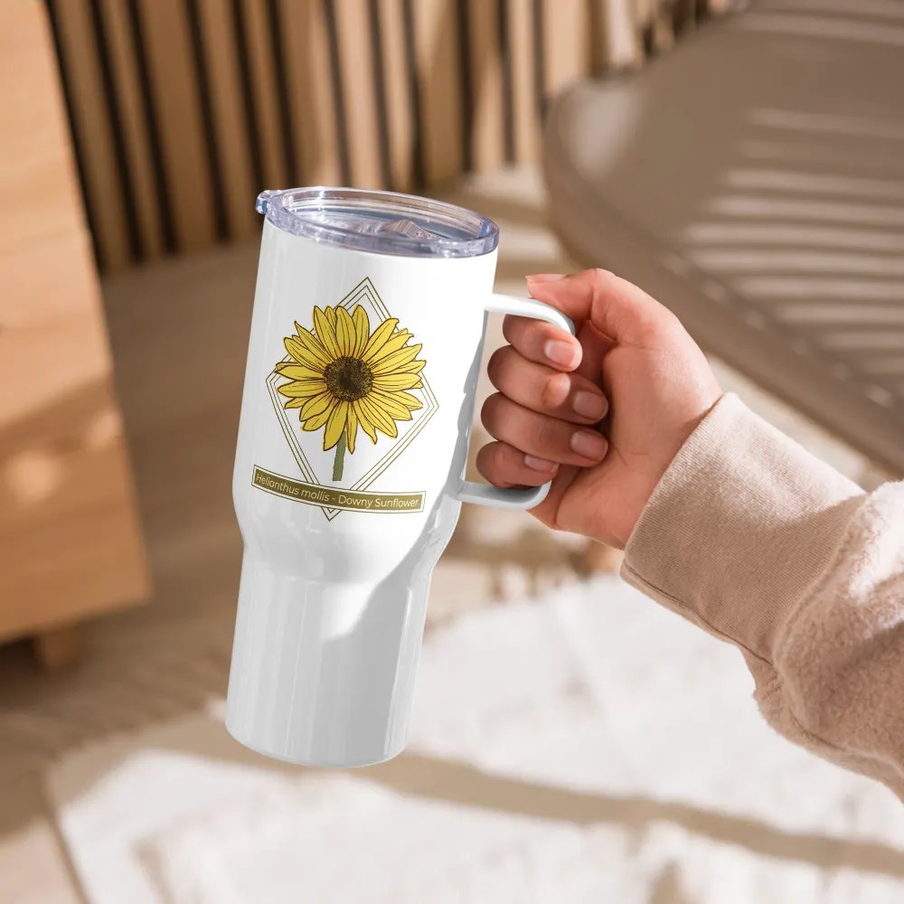 Helianthus Sunflower 25 Ounce Stainless Steel Travel Mug product image (1)