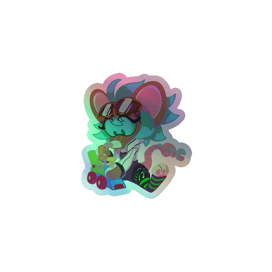 Holo Fladarne Tinkering Sticker product image (1)