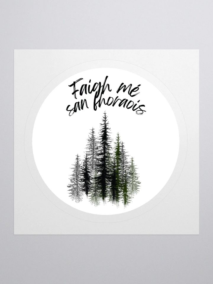 Faigh mé san fhorais (Find me in the forest) Sticker product image (3)