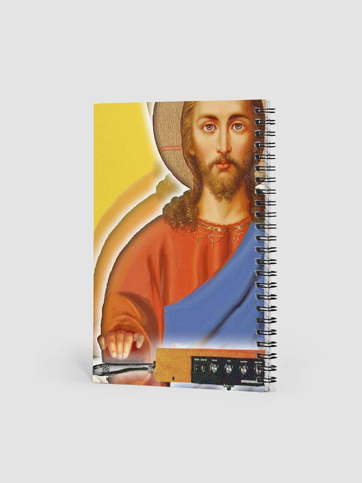 The Holy Theremin by Frank Fonik, EDM Techno Spiral Notebook product image (2)