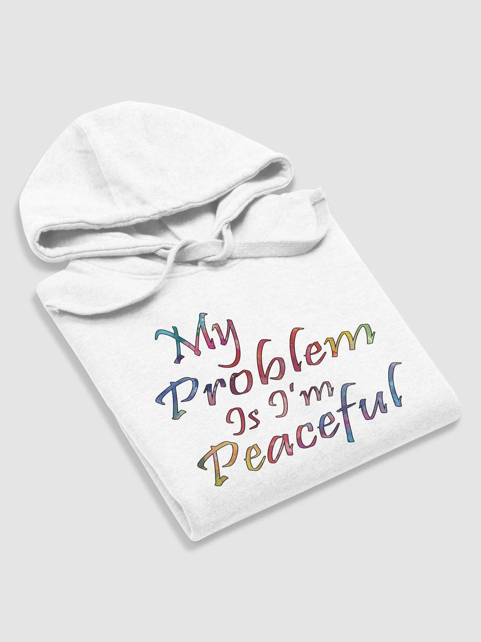 My Problem Is I'm Peaceful - Cotton Heritage Unisex Premium Hoodie product image (4)