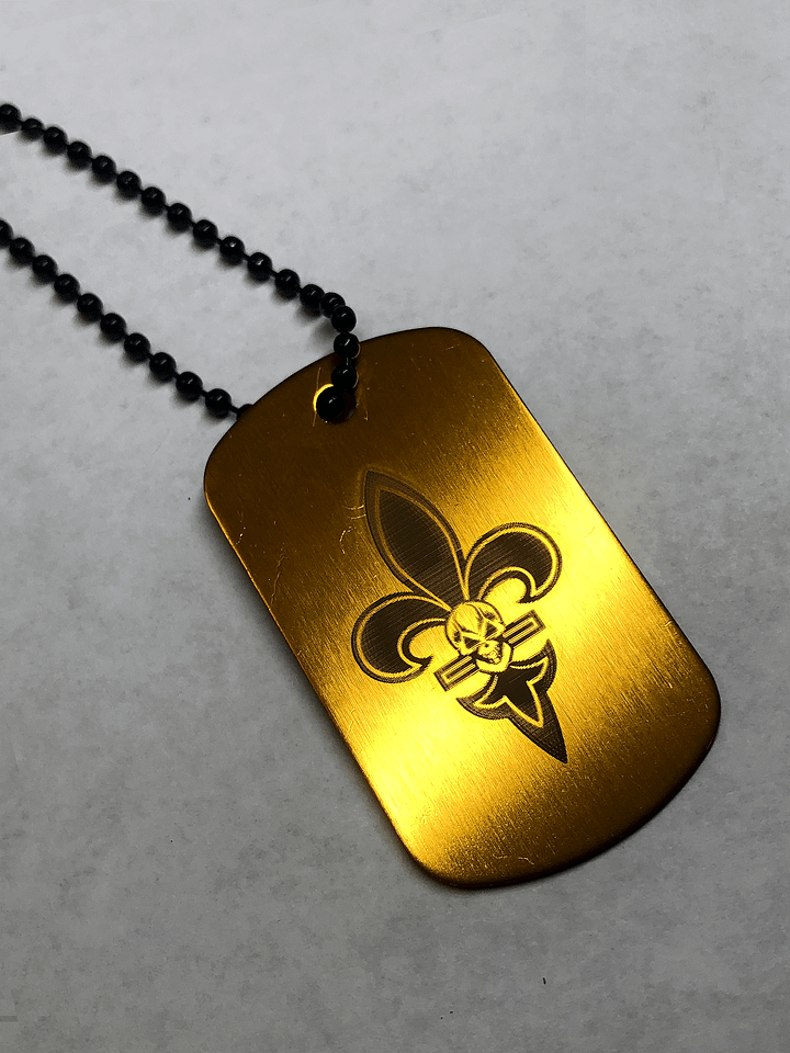 SISTERS - Engraved Dog Tag Pendant Necklace product image (1)