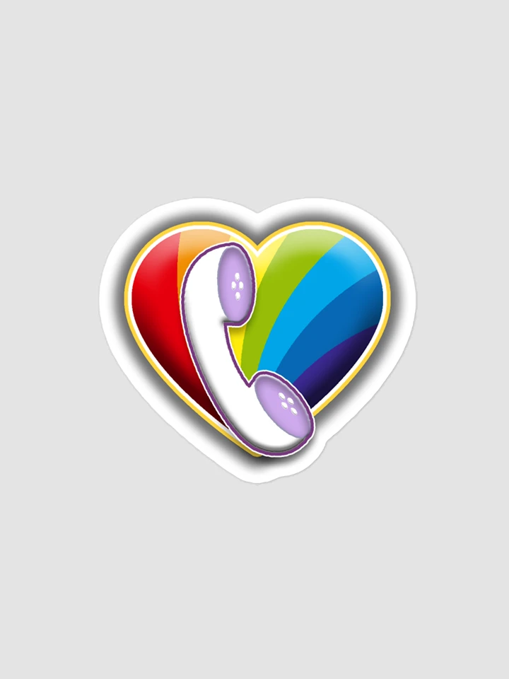 [Atheist Community of Austin] heart Bubble-free stickers product image (2)