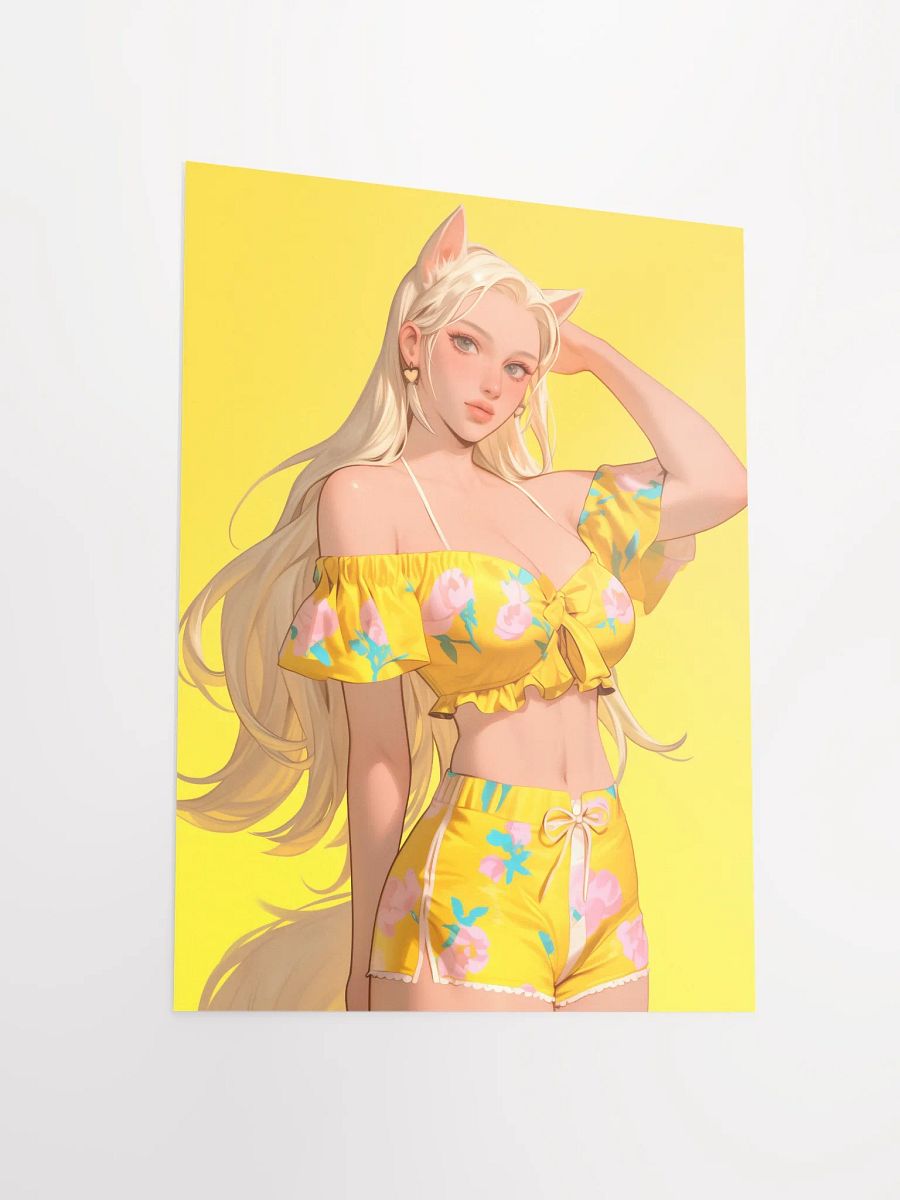 Sunshine Cat Anthro Matte Poster product image (6)