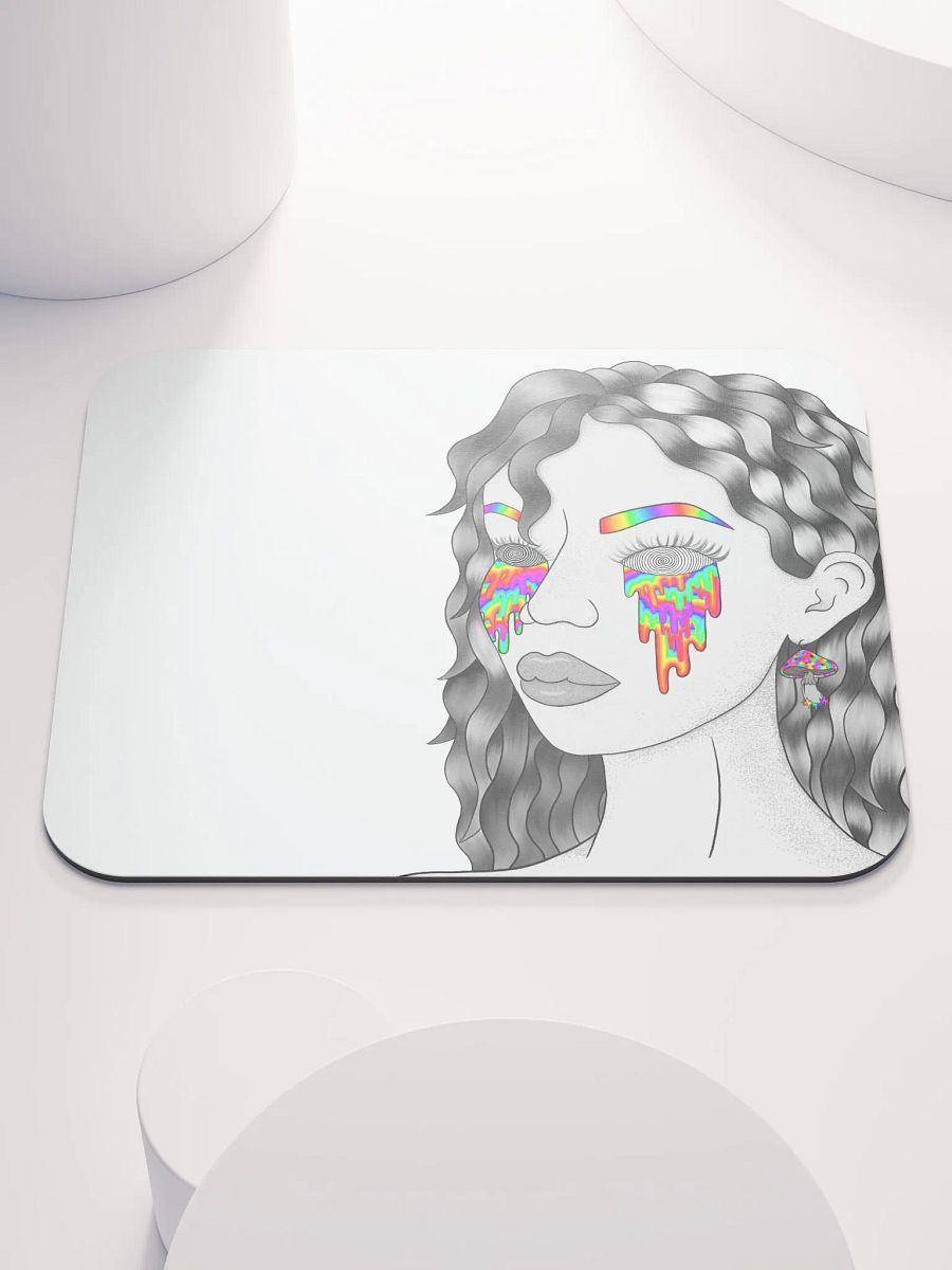 Trippy Drippy Lady Desk Mat product image (1)