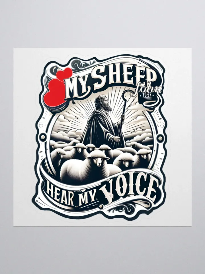 My Sheep Hear My Voice Sticker product image (1)