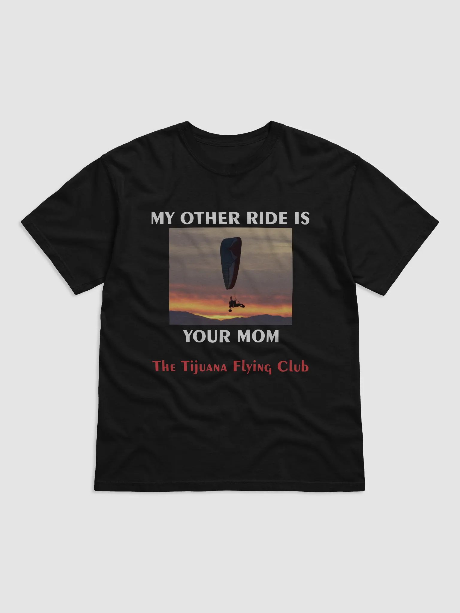 Sunset Soar Paramotor Trike T-Shirt product image (1)