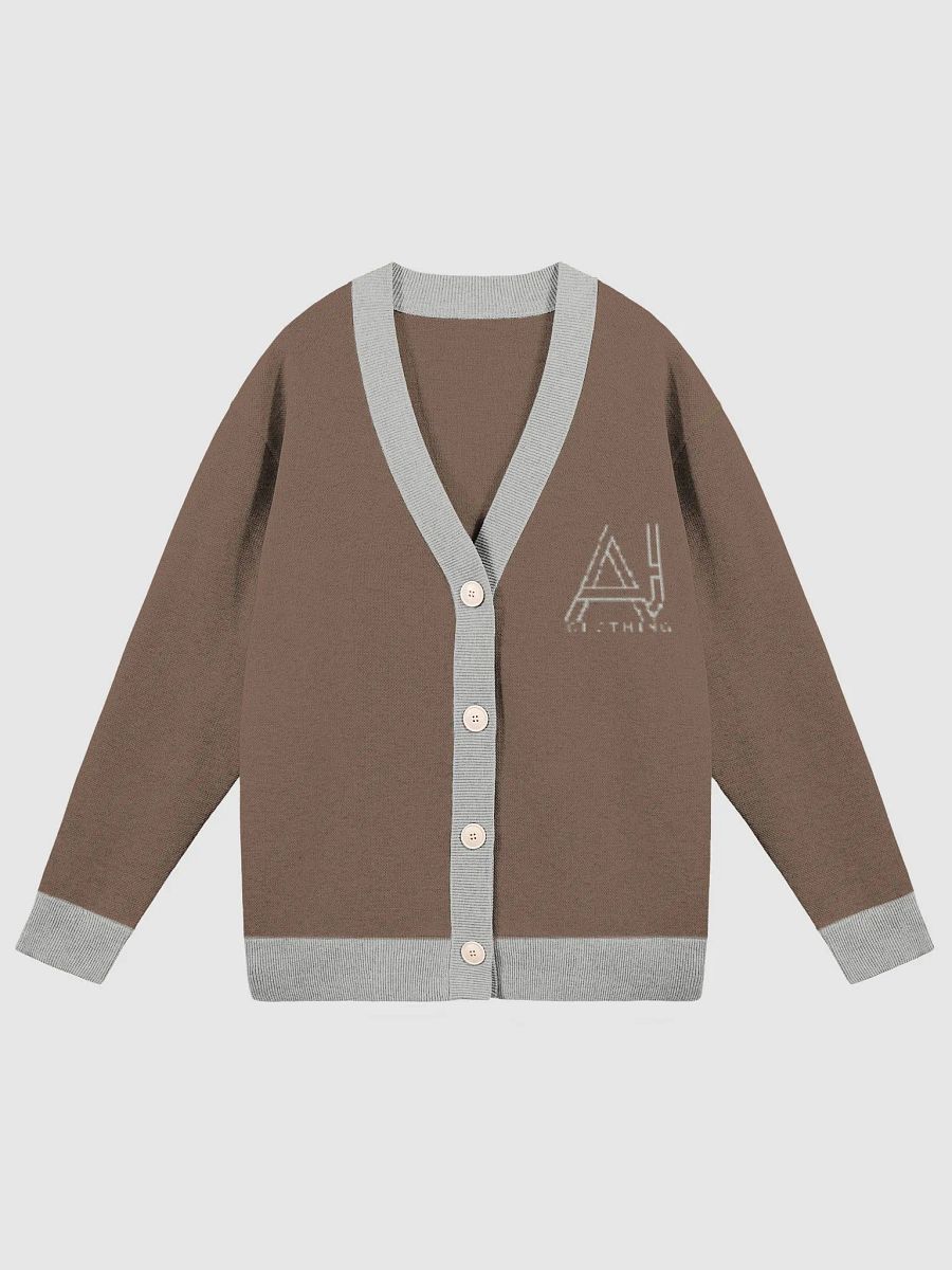 AJ Ladies Cardigan Coffee Grey product image (2)