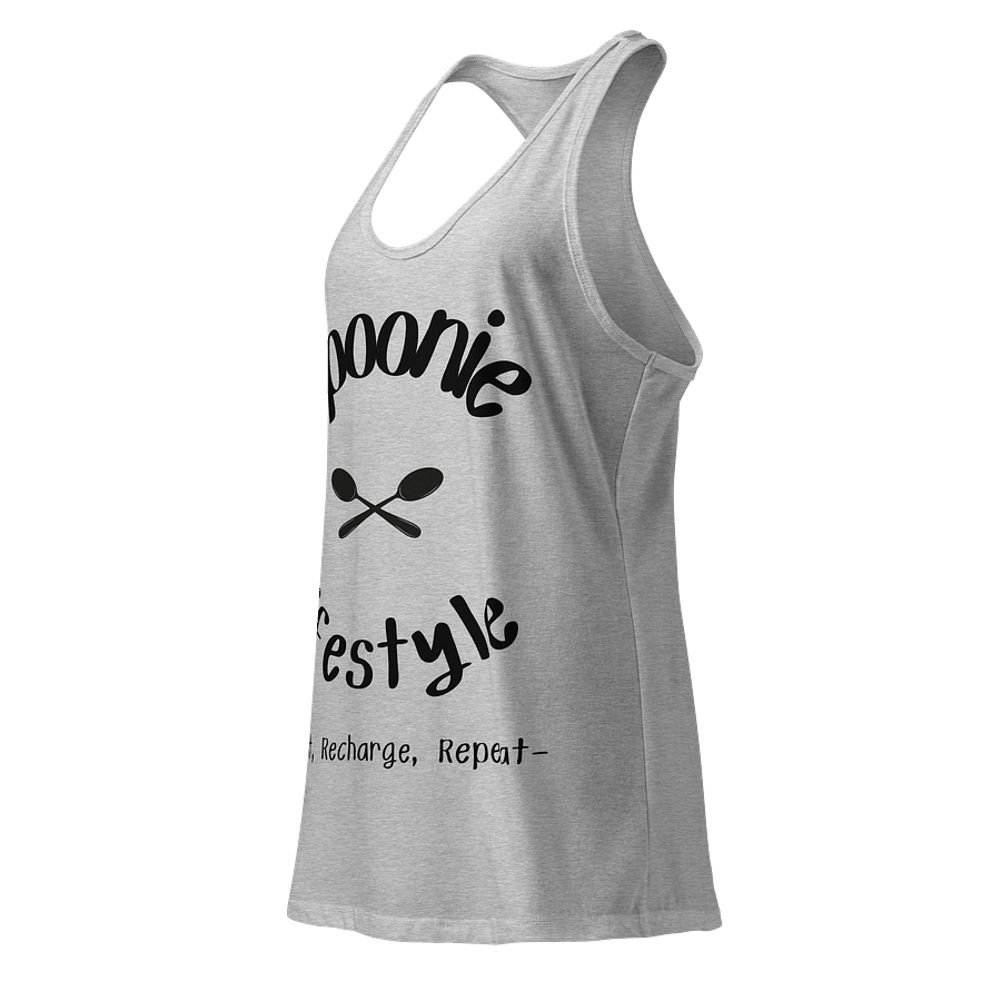 Spoonie Lifestyle (Black print) Racerback Tank top (Women's) product image (12)