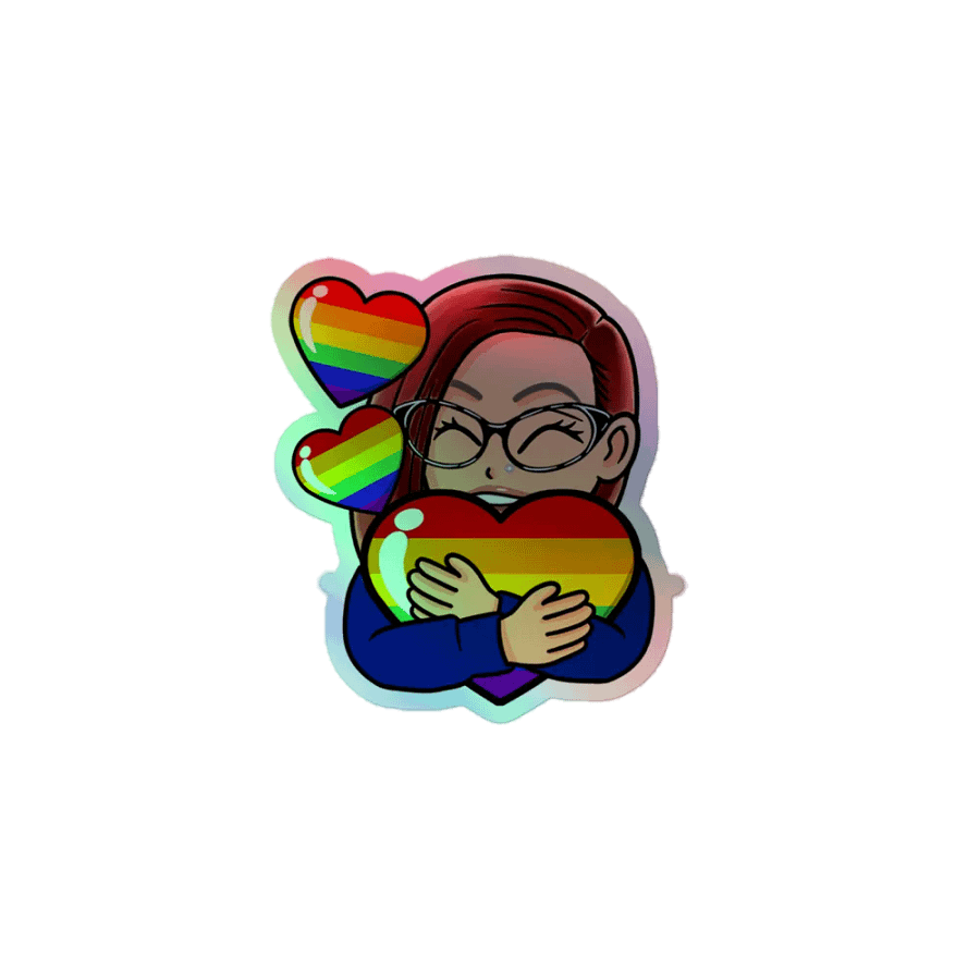 Mom Hugs Holo Sticker! product image (1)
