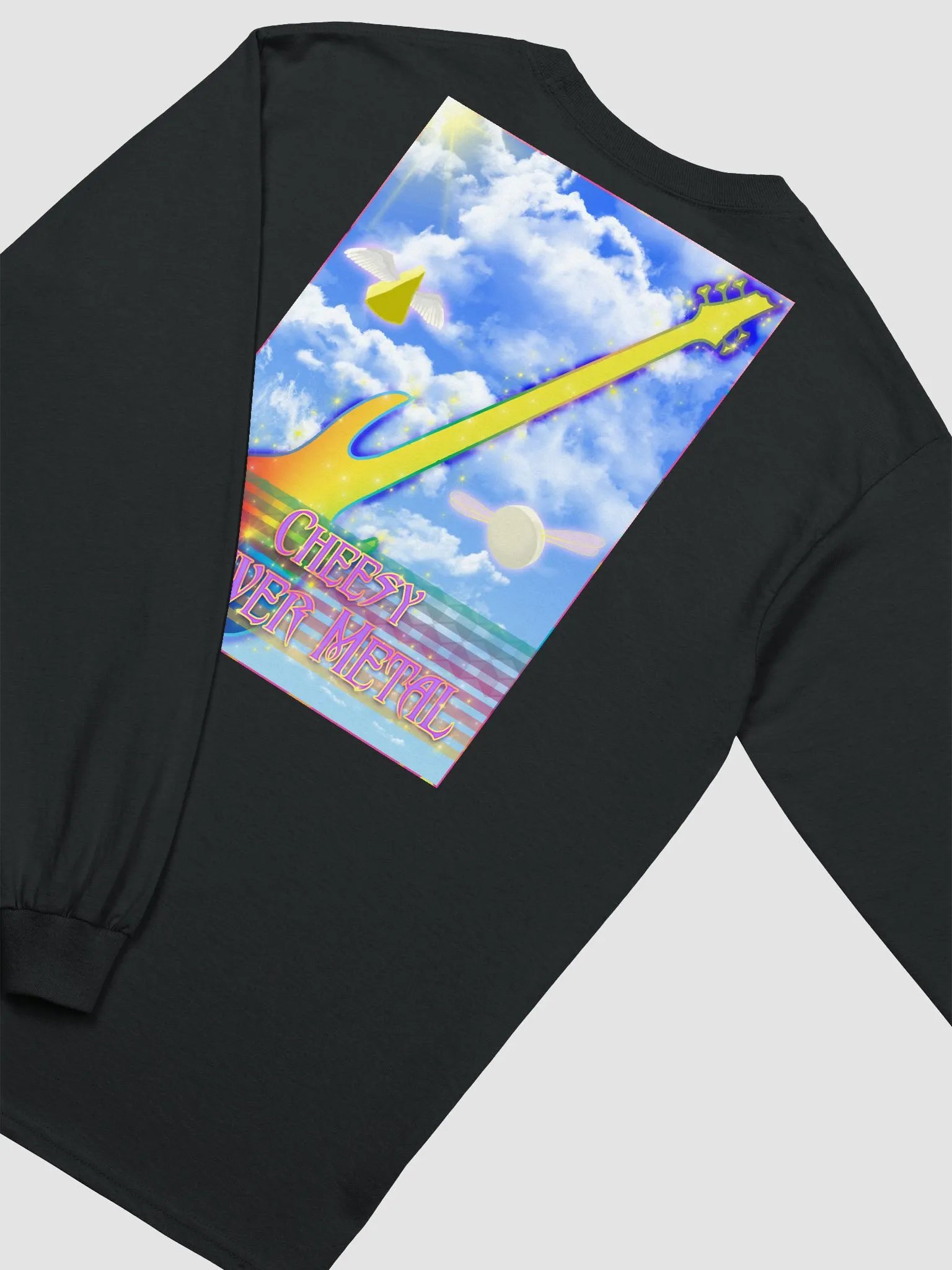 Cheesy Power Metal Long-Sleeve T-Shirt product image (40)