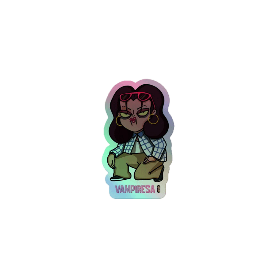 Vampiresa - Sticker (Holographic Kiss Cut) product image (1)