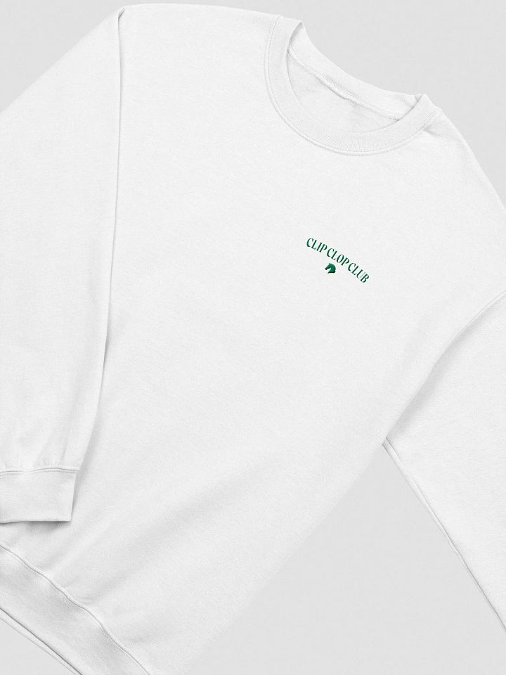 clip clop club emblem embroidered crewneck product image (13)