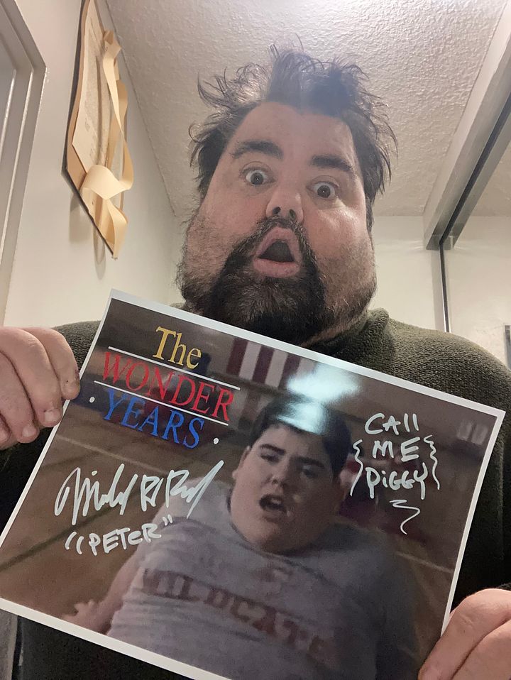 Wonder Years Autographed Photo By Michael Bower ( Gym Push Ups) product image (2)