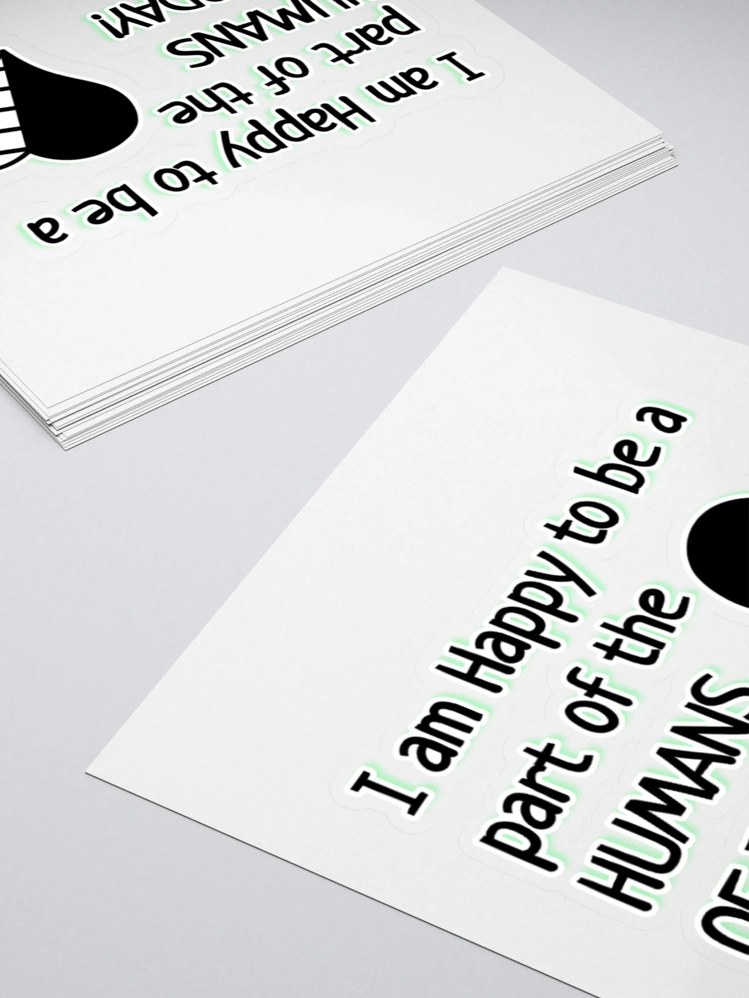 Humans Of Today [Green] Sticker product image (4)